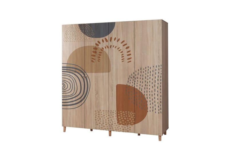 Loni Garderobsskåp 180x192 cm - Förvaring - Skåp - Garderobsskåp