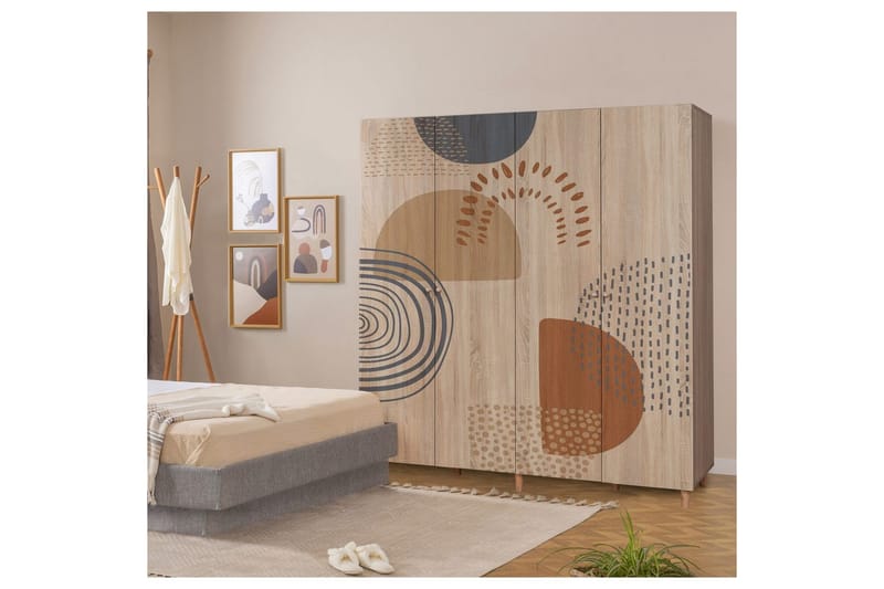 Loni Garderobsskåp 180x192 cm - Förvaring - Skåp - Garderobsskåp