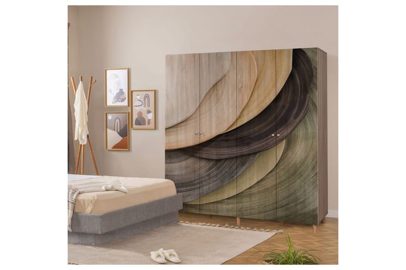 Loni Garderobsskåp 180x192 cm - Förvaring - Skåp - Garderobsskåp