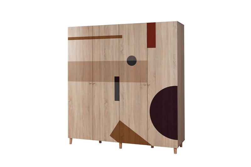 Loni Garderobsskåp 180x192 cm - Förvaring - Skåp - Garderobsskåp