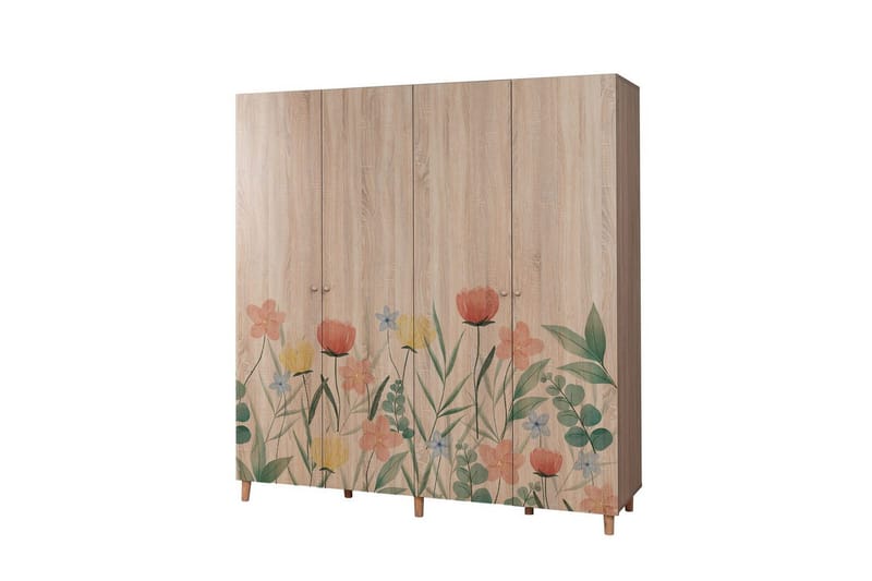 Loni Garderobsskåp 180x192 cm - Förvaring - Skåp - Garderobsskåp