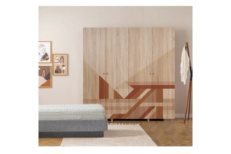 Loni Garderobsskåp 180x192 cm - Förvaring - Skåp - Garderobsskåp