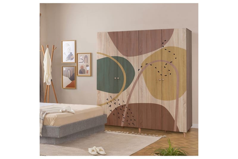 Loni Garderobsskåp 180x192 cm - Förvaring - Skåp - Garderobsskåp
