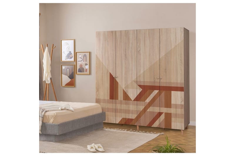 Loni Garderobsskåp 180x192 cm - Förvaring - Skåp - Garderobsskåp