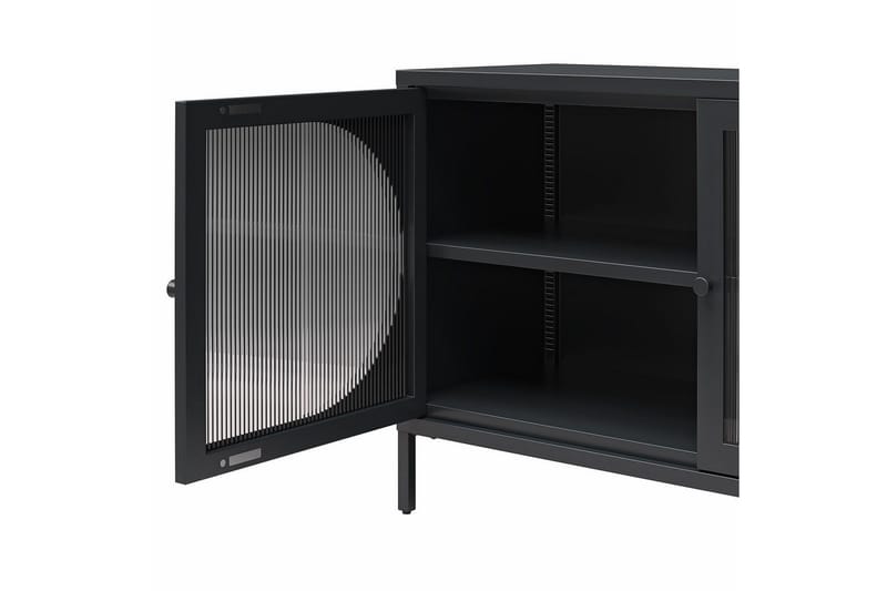 Skåp Luna 100x40x64 cm, Svart - 100x40x64 cm, Svart - Förvaring - Skåp