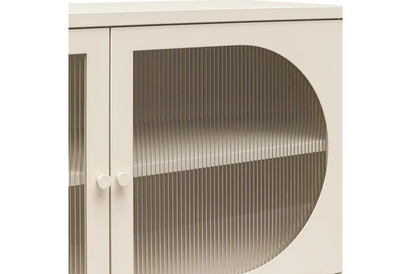 Skåp Luna 100x40x64 cm, Pergament - 100x40x64 cm, Pergament - Förvaring - Skåp