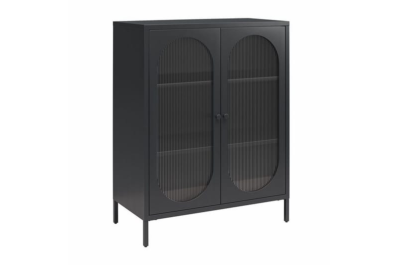 Skåp Luna 80x40x102 cm, Svart - 80x40x102 cm, Svart - Förvaring - Skåp