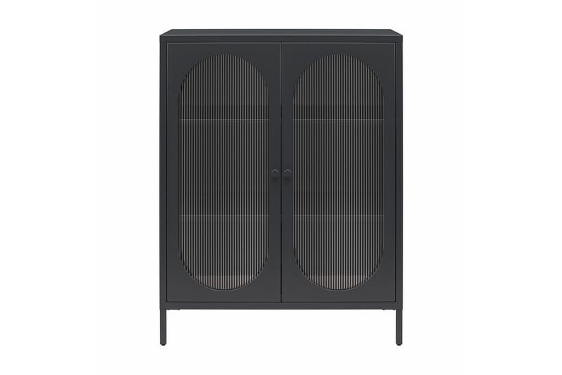 Skåp Luna 80x40x102 cm, Svart - 80x40x102 cm, Svart - Förvaring - Skåp