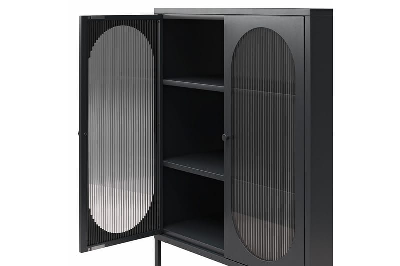 Skåp Luna 80x40x102 cm, Svart - 80x40x102 cm, Svart - Förvaring - Skåp