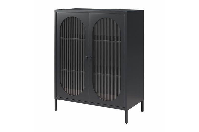 Skåp Luna 80x40x102 cm, Svart - 80x40x102 cm, Svart - Förvaring - Skåp