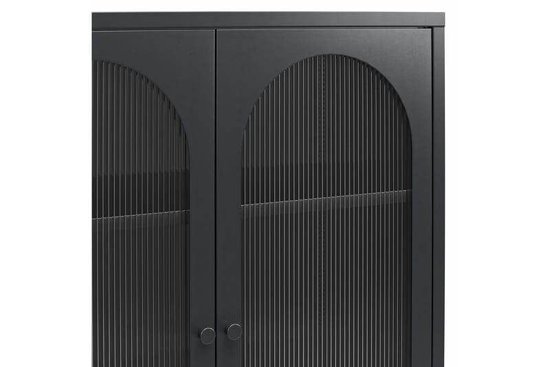 Skåp Luna 80x40x102 cm, Svart - 80x40x102 cm, Svart - Förvaring - Skåp