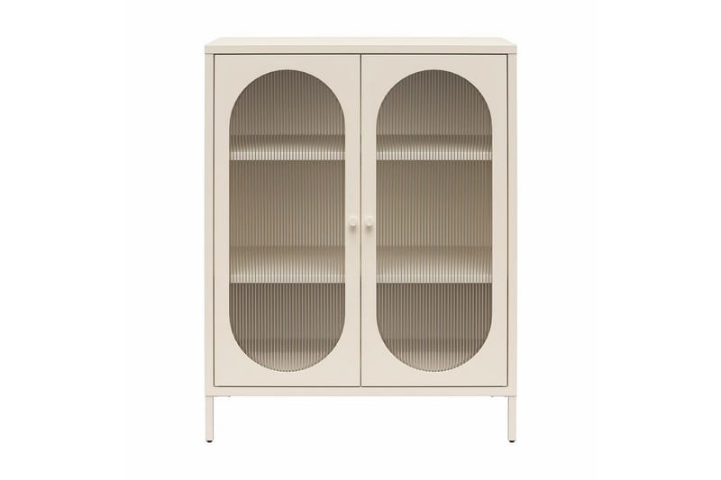 Skåp Luna 80x40x102 cm, Pergament - 80x40x102 cm, Pergament - Förvaring - Skåp