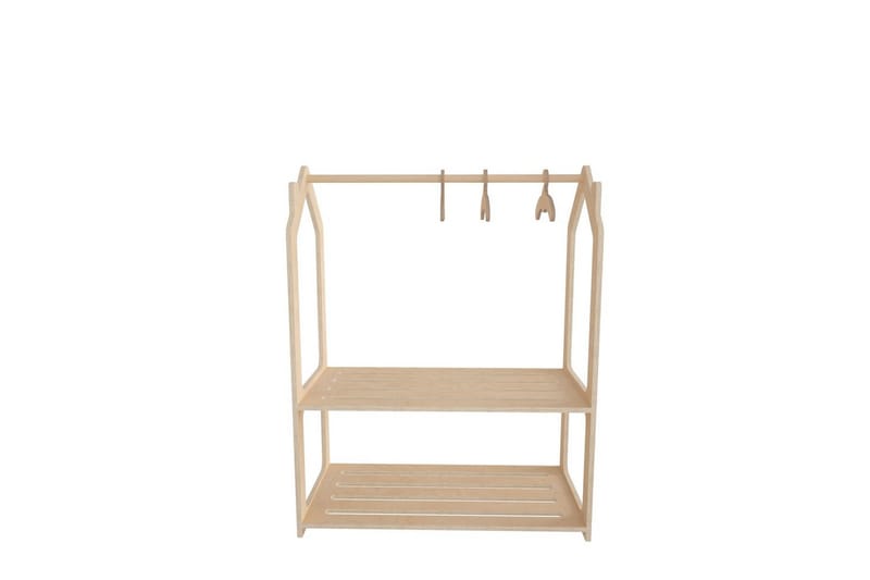 Luno Garderobdsskåp 86x110 cm - Brun - Förvaring - Skåp - Garderobsskåp