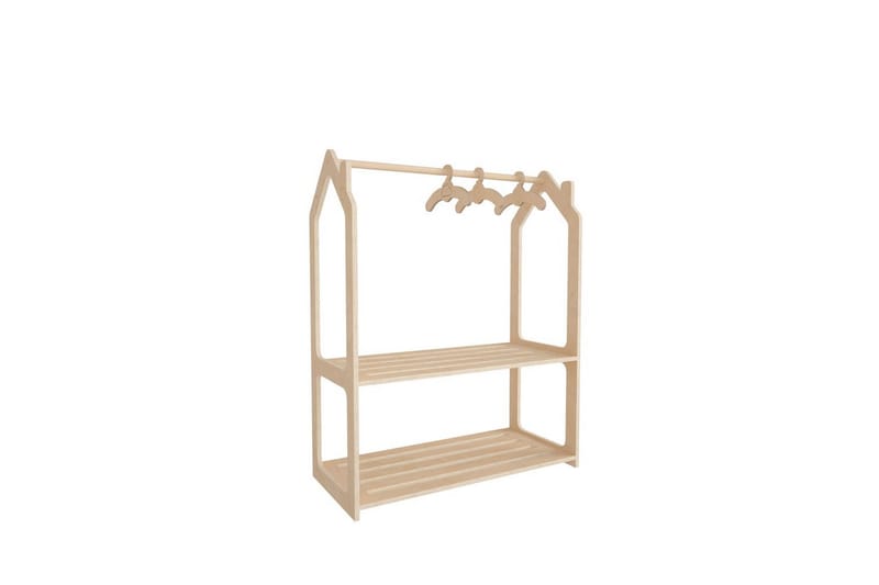 Luno Garderobdsskåp 86x110 cm - Brun - Förvaring - Skåp - Garderobsskåp