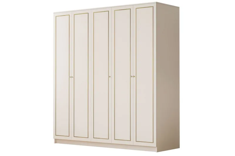 Meira Garderobsskåp 175x210 cm - Matt Vit - Förvaring - Skåp - Garderobsskåp