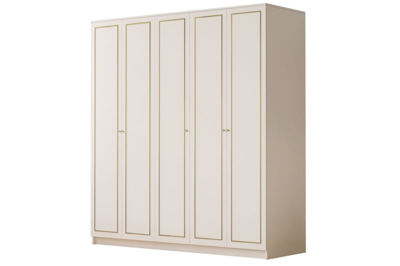 Meira Garderobsskåp 175x210 cm, Matt Vit