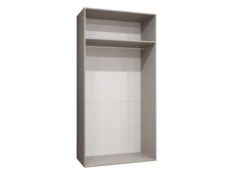 Milias Garderob 100x202 cm - guld, svart - Förvaring - Skåp - Garderobsskåp