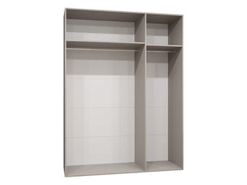 Milias Garderob 150x202 cm - svart/guld - Förvaring - Skåp - Garderobsskåp