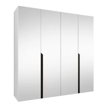 Milias Garderob med spegel 200x202 cm