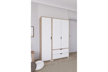 Nordhs Garderobsskåp 130x183 cm - Valnöt - Förvaring - Skåp - Garderobsskåp