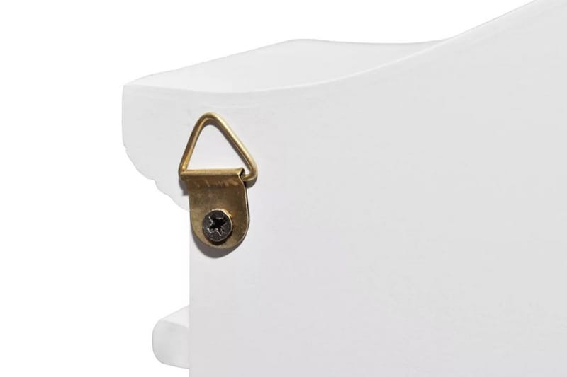 Nyckelskåp med fotoram vit - Vit - Förvaring - Skåp