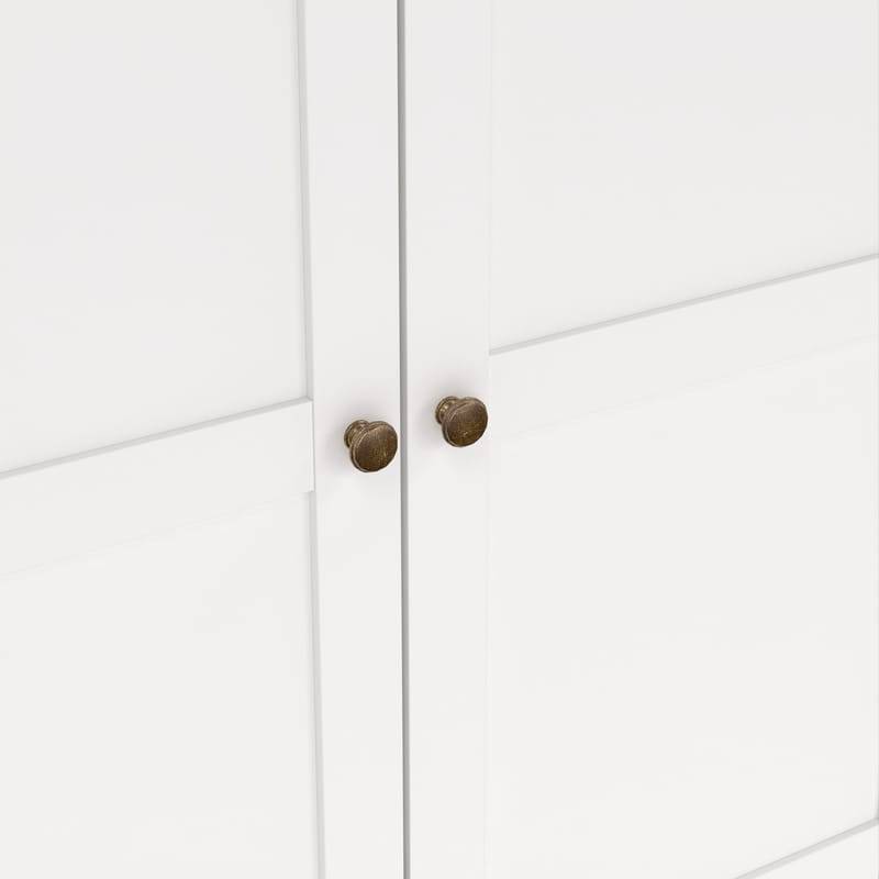 Paris Garderob med 4 dörrar och 2 lådor 181x61x201 cm - Förvaring - Skåp - Garderobsskåp