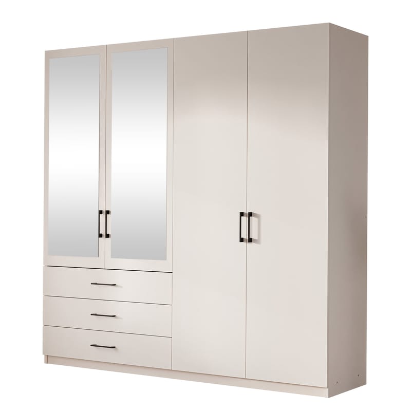 Pekin Garderob med Spegel 215 cm