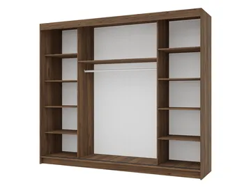 Piedras Garderob 250x215 cm - Brun - Förvaring - Skåp - Garderobsskåp