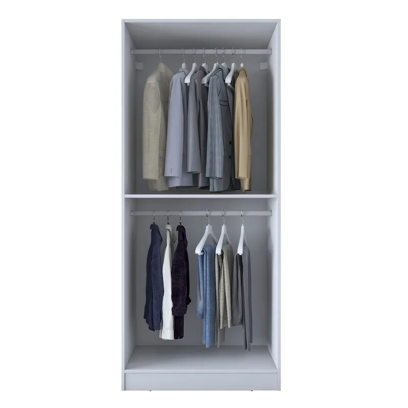 Sarnor Garderob 90x210x57,5 cm, Vit