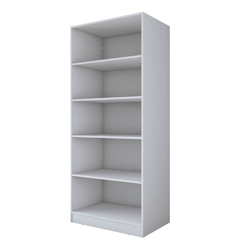 Sarnor Garderob 90x210x57,5 cm - Vit - Förvaring - Skåp - Garderobsskåp