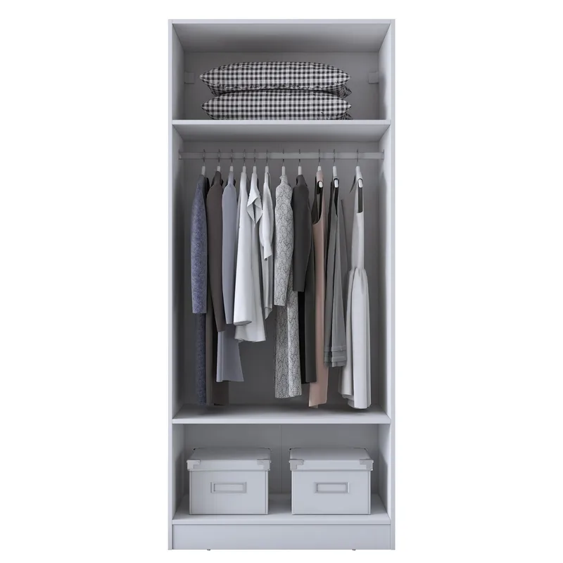 Sarnor Garderob 90x210x57,5 cm, Vit