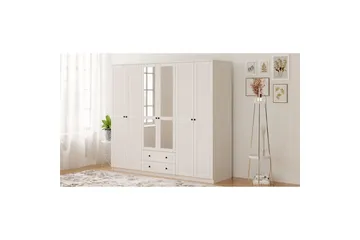Savon Garderobsskåp 210x210 cm - Matt Vit - Förvaring - Skåp - Garderobsskåp
