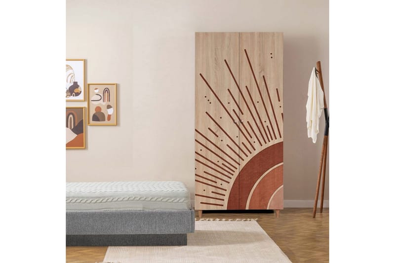Selalesi Garderobsskåp 90x192 cm - Förvaring - Skåp - Garderobsskåp