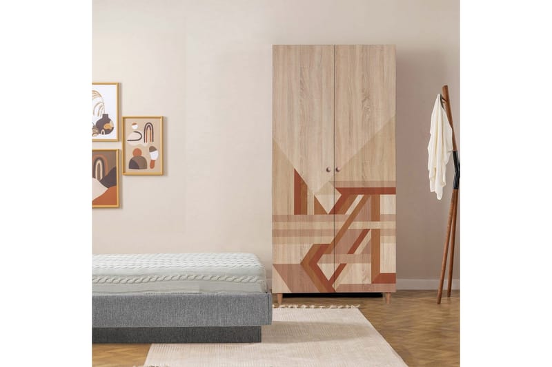 Selalesi Garderobsskåp 90x192 cm - Förvaring - Skåp - Garderobsskåp