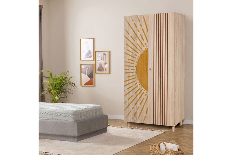 Selalesi Garderobsskåp 90x192 cm - Förvaring - Skåp - Garderobsskåp