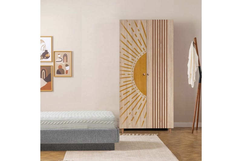 Selalesi Garderobsskåp 90x192 cm - Förvaring - Skåp - Garderobsskåp