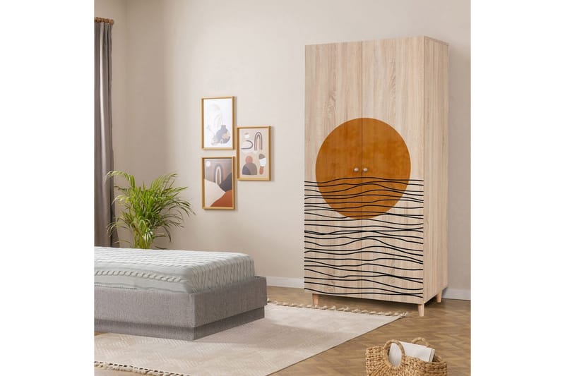 Selalesi Garderobsskåp 90x192 cm - Förvaring - Skåp - Garderobsskåp