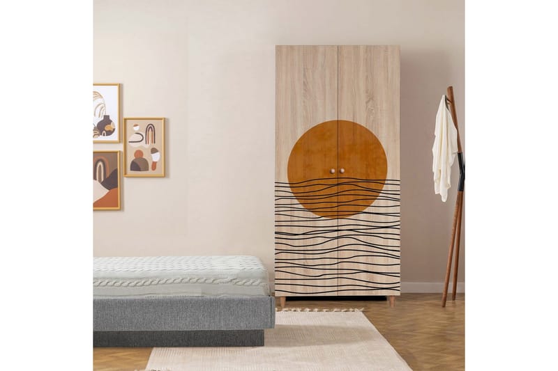 Selalesi Garderobsskåp 90x192 cm - Förvaring - Skåp - Garderobsskåp