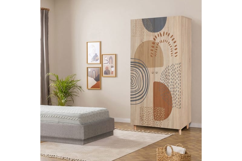 Selalesi Garderobsskåp 90x192 cm - Förvaring - Skåp - Garderobsskåp