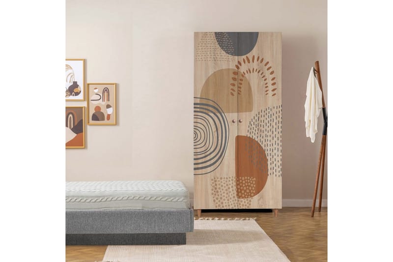 Selalesi Garderobsskåp 90x192 cm - Förvaring - Skåp - Garderobsskåp