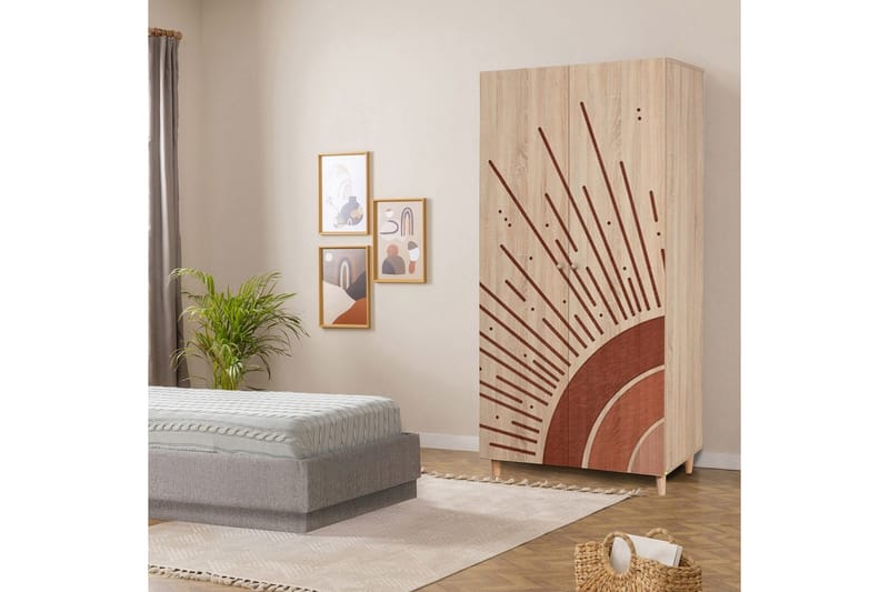 Selalesi Garderobsskåp 90x192 cm - Förvaring - Skåp - Garderobsskåp