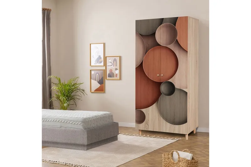 Selalesi Garderobsskåp 90x192 cm - Förvaring - Skåp - Garderobsskåp