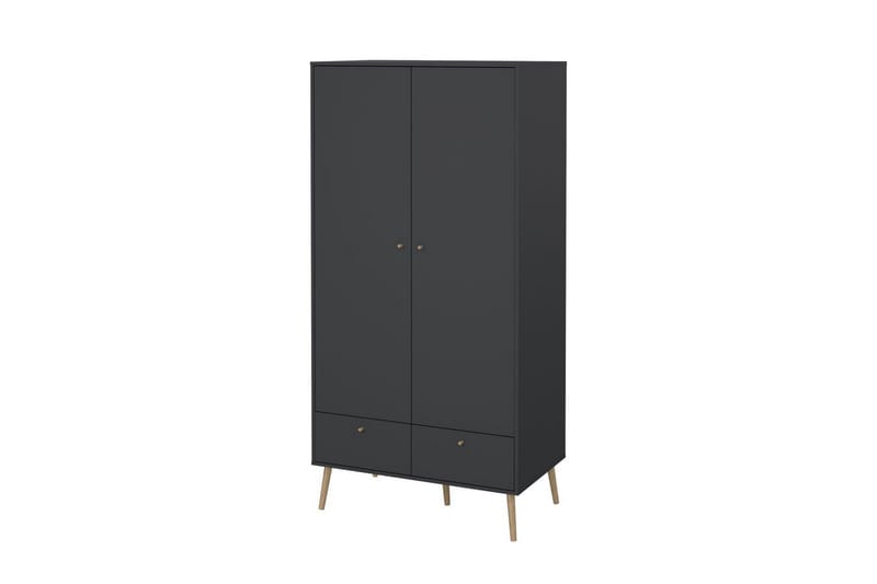 Shinta Garderobdsskåp 99x200 cm - Grå - Förvaring - Skåp - Garderobsskåp