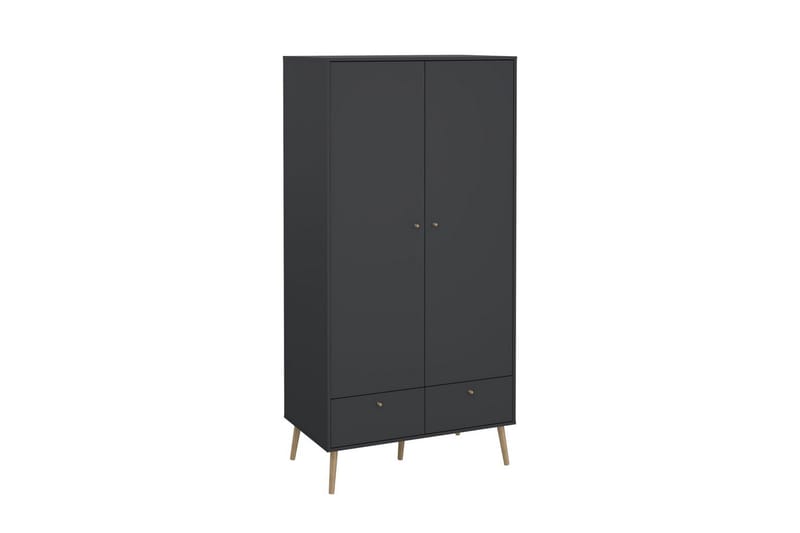 Shinta Garderobdsskåp 99x200 cm - Grå - Förvaring - Skåp - Garderobsskåp