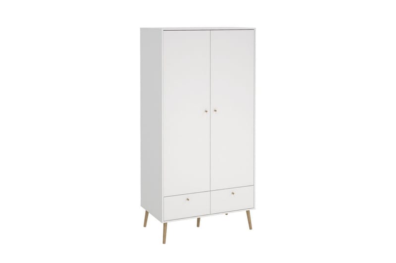 Shinta Garderobdsskåp 99x200 cm - Vit - Förvaring - Skåp - Garderobsskåp