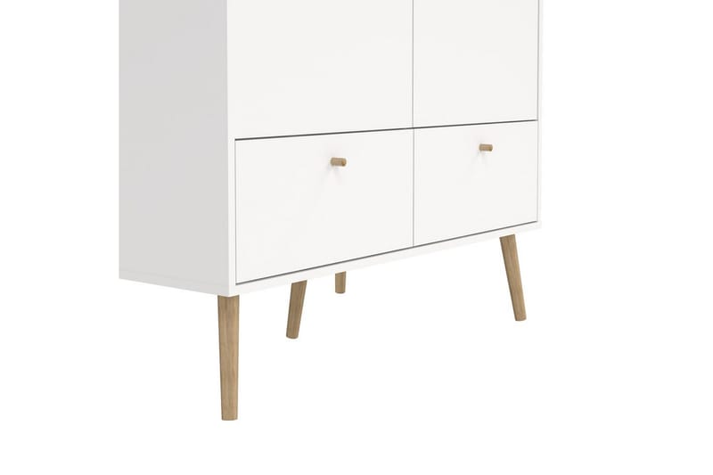 Shinta Garderobdsskåp 99x200 cm - Vit - Förvaring - Skåp - Garderobsskåp