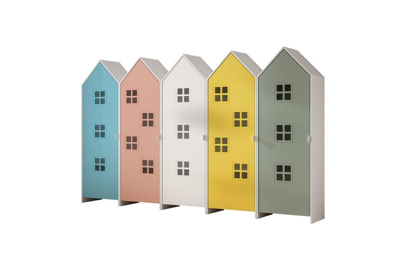 Skåp Casami 5-delar med Dörrar - Förvaring - Skåp - Garderobsskåp