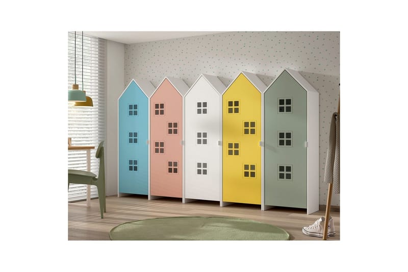 Skåp Casami 5-delar med Dörrar - Förvaring - Skåp - Garderobsskåp