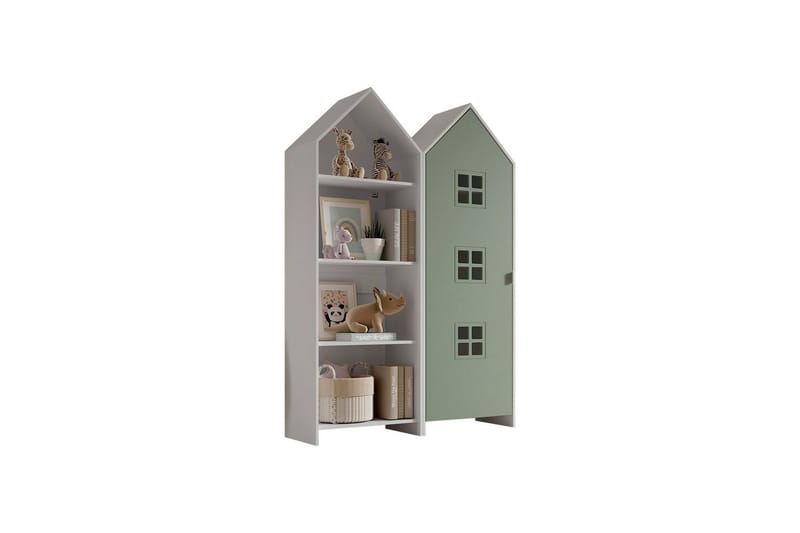 Skåp Casami Brygge 2-delad med 1 dörr Grön, Grön