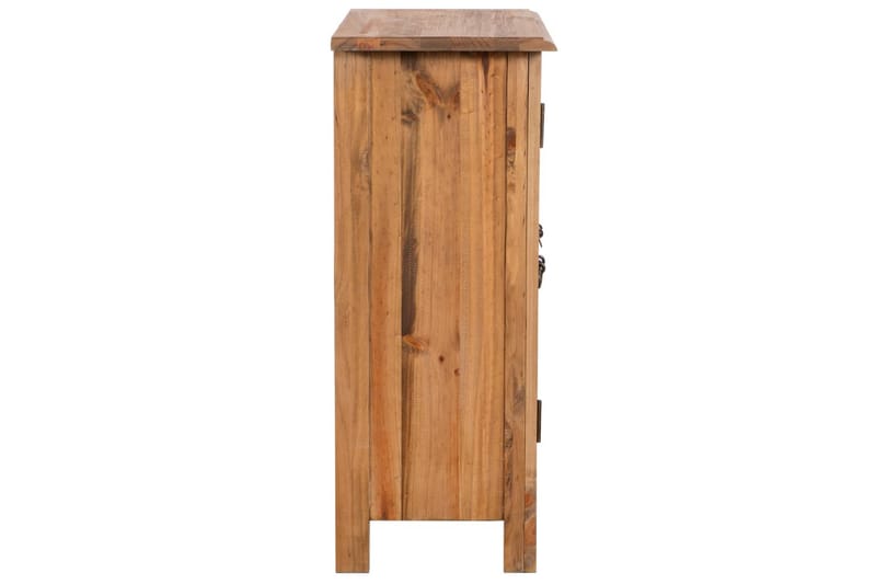 skåp massiv återvunnen furu 59x32x80 cm - Brun - Förvaring - Skåp